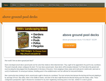 Tablet Screenshot of abovegroundpooldecks.weebly.com