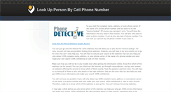 Desktop Screenshot of lookuppersonbycellphonenumber.weebly.com
