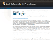 Tablet Screenshot of lookuppersonbycellphonenumber.weebly.com