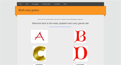 Desktop Screenshot of madcrazygames.weebly.com