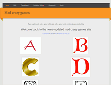 Tablet Screenshot of madcrazygames.weebly.com