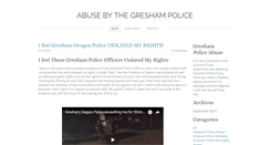 Desktop Screenshot of greshampoliceabuse.weebly.com