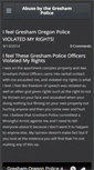 Mobile Screenshot of greshampoliceabuse.weebly.com