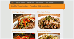 Desktop Screenshot of healthyveganrecipes.weebly.com