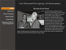 Tablet Screenshot of curtfloodfreeagency.weebly.com