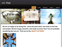 Tablet Screenshot of jcpost.weebly.com