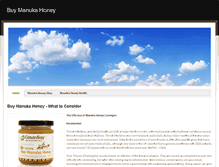 Tablet Screenshot of buymanukahoney.weebly.com