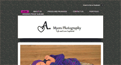 Desktop Screenshot of amyersphotography.weebly.com