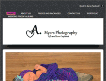 Tablet Screenshot of amyersphotography.weebly.com
