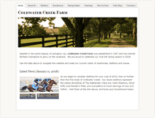 Tablet Screenshot of coldwatercreek.weebly.com