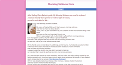 Desktop Screenshot of morningsicknesscure.weebly.com