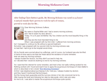 Tablet Screenshot of morningsicknesscure.weebly.com