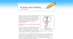 Desktop Screenshot of low-cost-wedding-planning.weebly.com