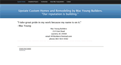 Desktop Screenshot of macyoungbuilders.weebly.com