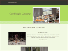 Tablet Screenshot of candlelightcatering.weebly.com