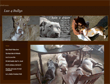 Tablet Screenshot of luv4bullysrescue.weebly.com