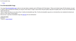 Desktop Screenshot of freedownloadablesongs.weebly.com
