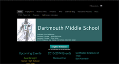 Desktop Screenshot of dartmouthmiddleschool.weebly.com