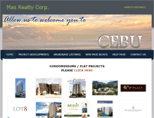 Tablet Screenshot of masrealtycorp.weebly.com