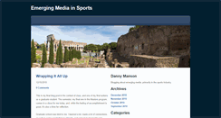 Desktop Screenshot of emergingsportsmedia.weebly.com