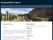 Tablet Screenshot of emergingsportsmedia.weebly.com