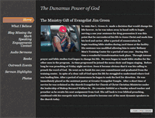 Tablet Screenshot of evangelistgreen.weebly.com