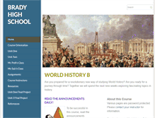 Tablet Screenshot of bradywhb.weebly.com