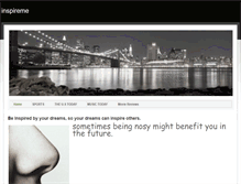 Tablet Screenshot of inspiredreams.weebly.com