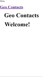 Mobile Screenshot of geocontacts.weebly.com