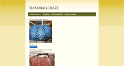 Desktop Screenshot of handbagcraze.weebly.com
