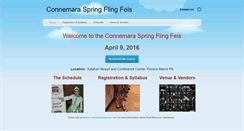 Desktop Screenshot of connemaraspringfeis.weebly.com
