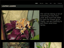 Tablet Screenshot of leapinglizards.weebly.com