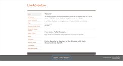 Desktop Screenshot of liveadventure.weebly.com