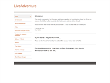 Tablet Screenshot of liveadventure.weebly.com