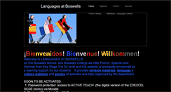 Desktop Screenshot of languagesatboswells.weebly.com