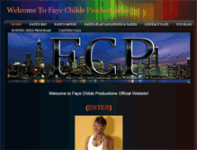 Tablet Screenshot of fayechildsproductions.weebly.com