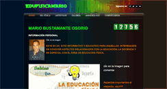 Desktop Screenshot of edufisicamario.weebly.com