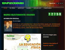 Tablet Screenshot of edufisicamario.weebly.com