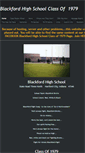 Mobile Screenshot of blackfordhighschoolclassof79.weebly.com