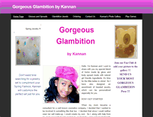 Tablet Screenshot of gorgeousglambition.weebly.com