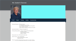 Desktop Screenshot of mrsspeaker.weebly.com