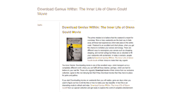 Desktop Screenshot of geniuswithininnerlifeglenngould.weebly.com