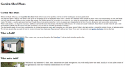 Desktop Screenshot of gardenshedplans.weebly.com