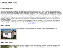 Tablet Screenshot of gardenshedplans.weebly.com