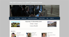 Desktop Screenshot of europeanultrasoundcourses.weebly.com