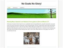 Tablet Screenshot of nogoatsnoglory.weebly.com