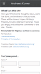 Mobile Screenshot of andrews-corner.weebly.com