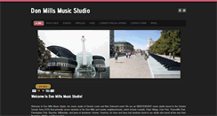 Desktop Screenshot of donmillsmusicstudio.weebly.com
