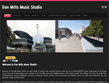 Tablet Screenshot of donmillsmusicstudio.weebly.com