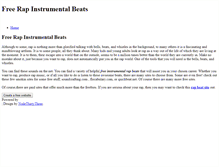 Tablet Screenshot of freerapinstrumentalbeats.weebly.com
